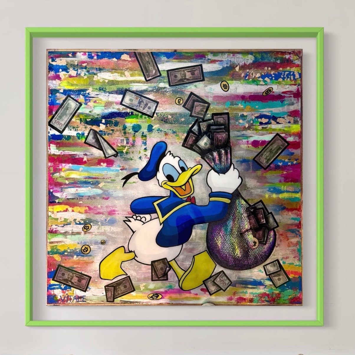 Donny by Vitale Art — Acrylic, Gold Leaf, Spray Paint, $2000 USD